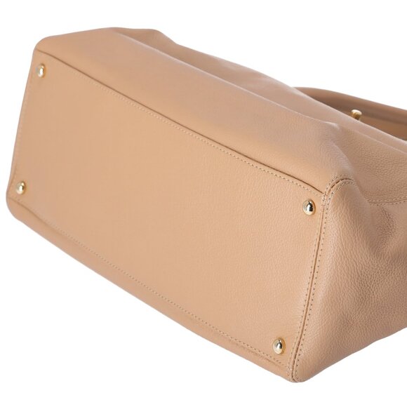 CHANEL Executive Tote Shoulder Bag A15206 Tan Grained Calf Leather - Picture 10 of 15